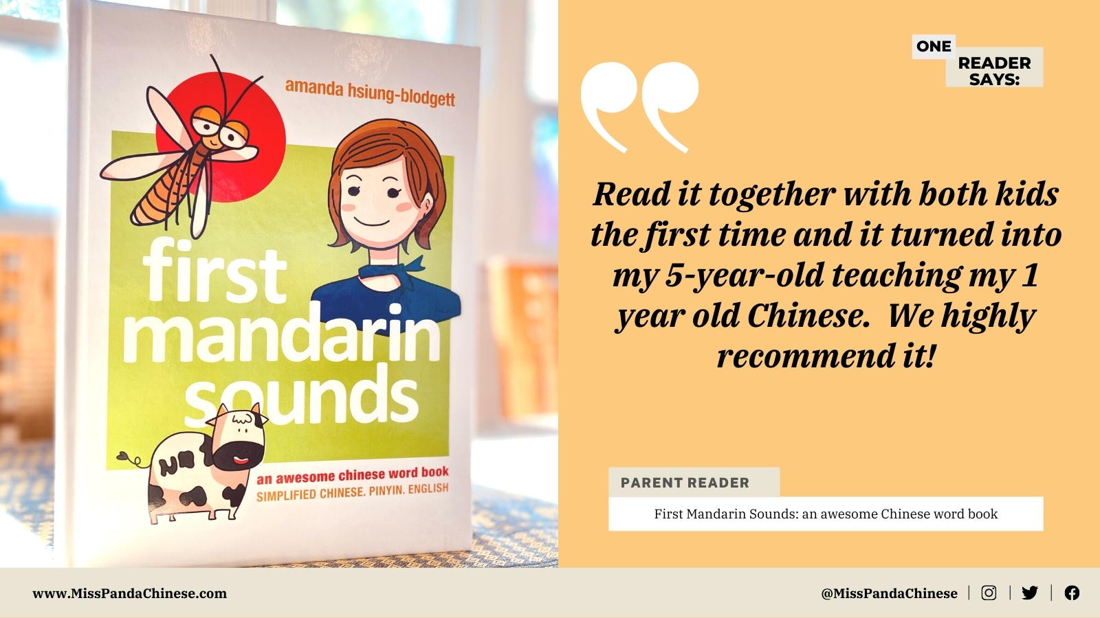 First Mandarin Sounds an awesome Chinese book by Amanda hsiung-Blodgett | Miss Panda Chinese