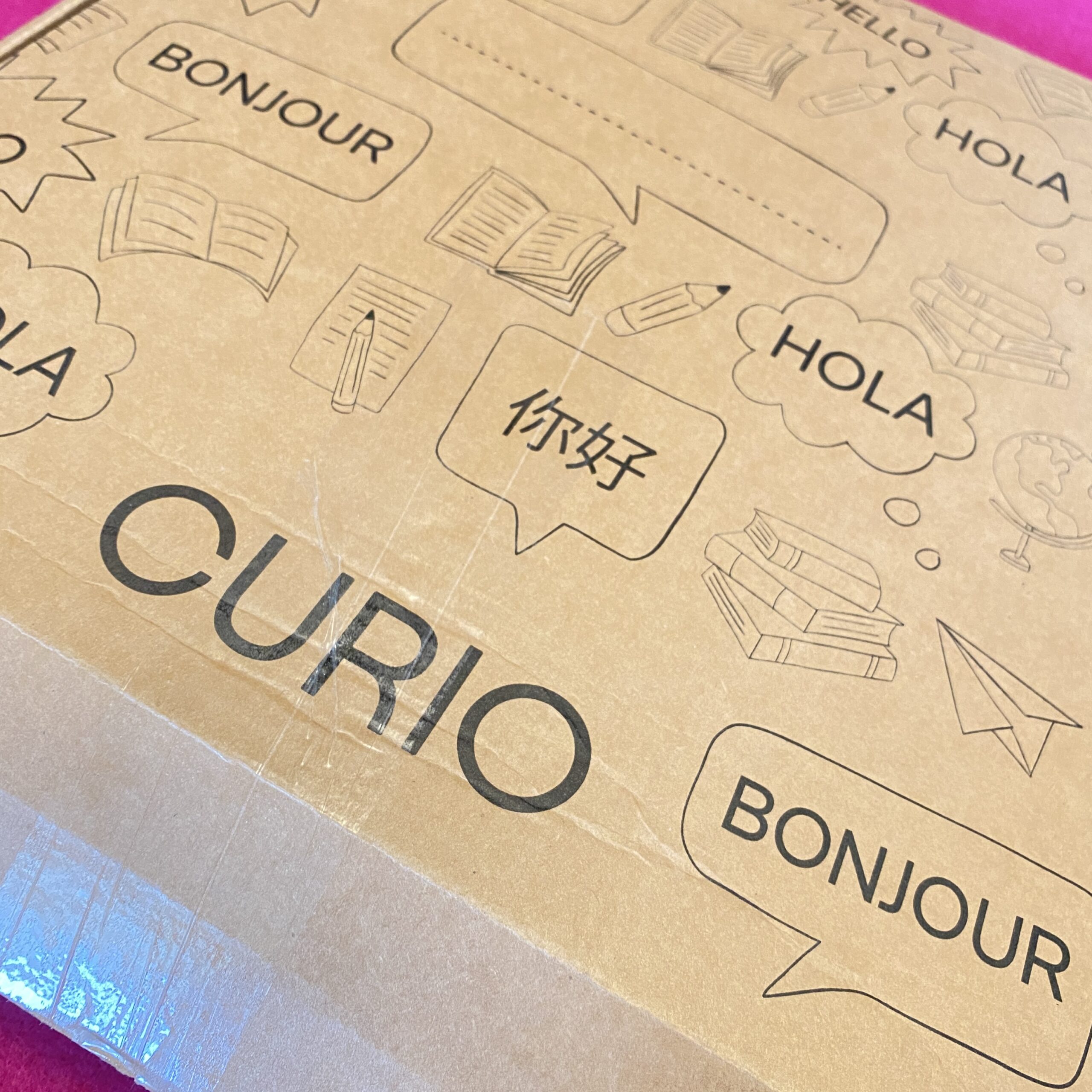 CURIO book subscription box for children's language learning | MissPandaChinese.com 